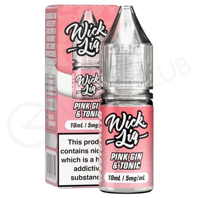 Pink Gin & Tonic Nic Salt E-Liquid by Wick Liq Bar Juice