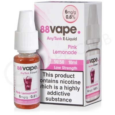 Pink Lemonade E-Liquid by 88Vape Any Tank