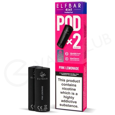 Pink Lemonade Elf Bar 4 in 1 Prefilled Pods