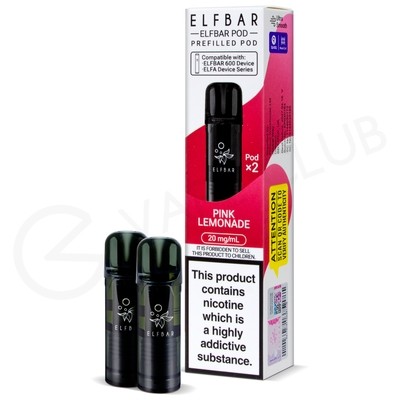 Pink Lemonade Elf Bar 600 Prefilled Pods
