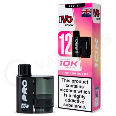 Pink Lemonade IVG Pro 12 Refill Pack