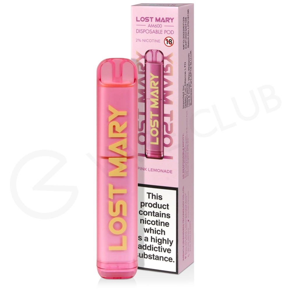 Pink Lemonade Lost Mary Am600 Disposable Vape