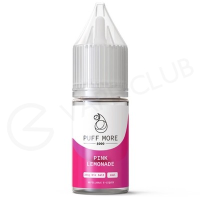 Pink Lemonade Nic Salt E-Liquid by Puff More