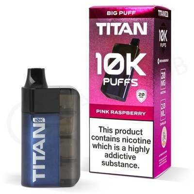 Pink Raspberry Titan 10K Disposable Vape