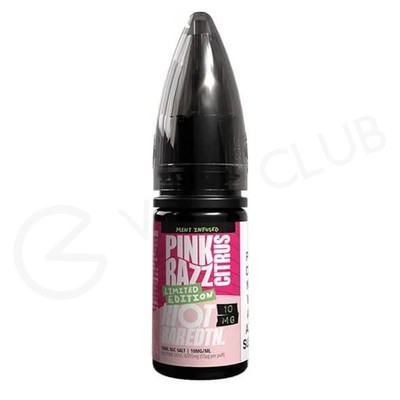 Pink Razz Citrus Nic Salt E-Liquid by Riot Bar Edition