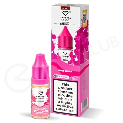 Pink Slush Nic Salt E-Liquid by Crystal Clear