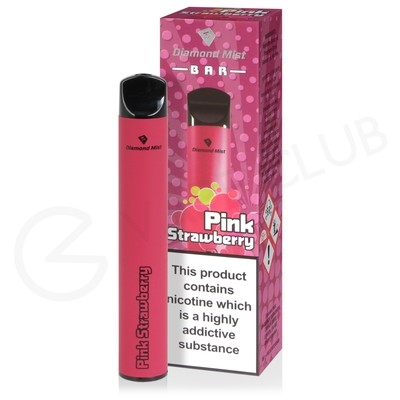 Pink Strawberry Diamond Mist Bar Disposable Vape