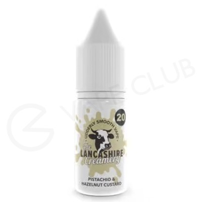 Pistachio & Hazelnut Custard Nic Salt E-Liquid by The Lancashire Creamery