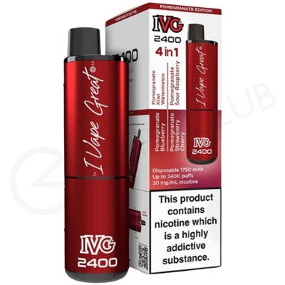 Pomegranate Edition IVG 2400 Disposable Vape