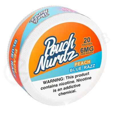 Pouch Nurdz Peach Blue Razz Nicotine Pouches
