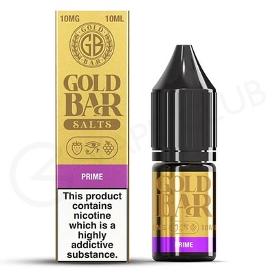 Prime Nic Salt E-Liquid by Gold Bar Salts