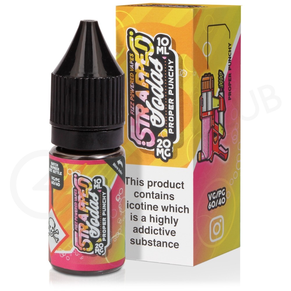 Proper Punchy Nic Salt ELiquid by Strapped Soda