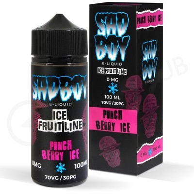 Punch Berry Ice Shortfill E-Liquid by Sadboy 100ml