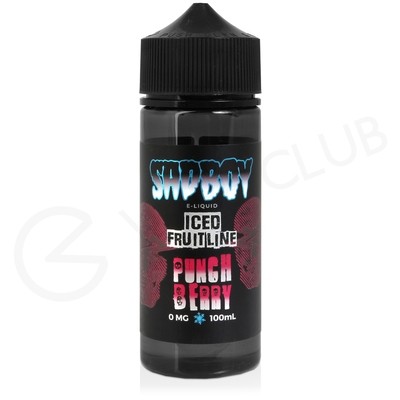 Punch Berry Iced Shortfill E-Liquid by Sadboy 100ml