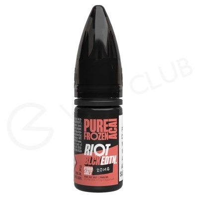 Pure Frozen Acai E-Liquid by Riot Salt Black Edition