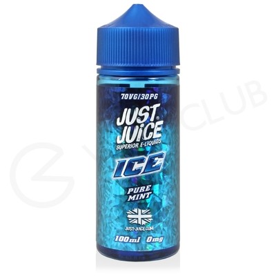 Pure Mint Shortfill E-Liquid by Just Juice Ice 100ml