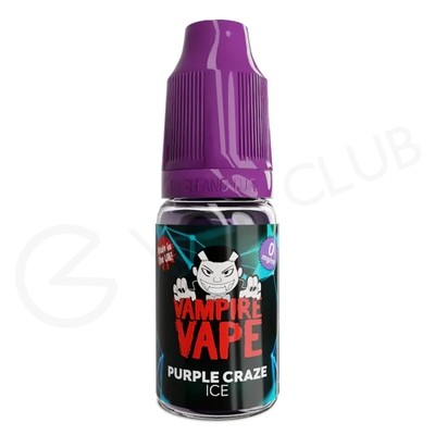 Purple Craze Ice E-Liquid by Vampire Vape