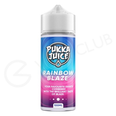 Rainbow Blaze Shortfill  E-Liquid by Pukka Juice 100ml