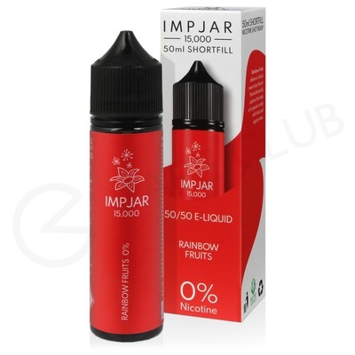 Rainbow Fruits Shortfill E-Liquid by Imp Jar 50ml