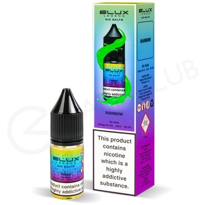 Rainbow Nic Salt E-Liquid by Elux Legend