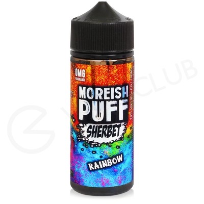 Rainbow Sherbet Shortfill E-Liquid by Moreish Puff 100ml