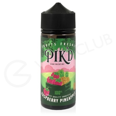 Raspberry & Pineapple Shortfill E-Liquid by Pik'd 100ml