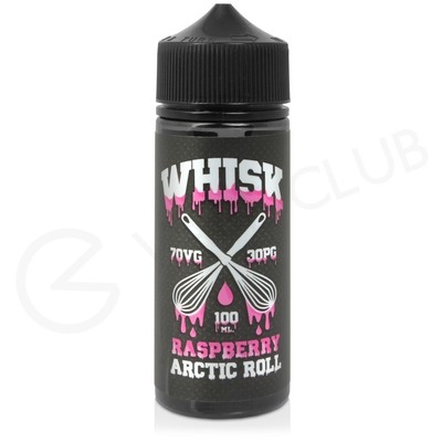 Raspberry Artic Roll Shortfill E-Liquid by Whisk 100ml