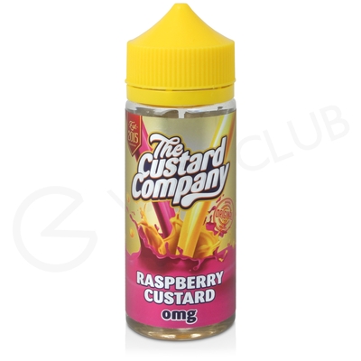Raspberry Custard Shortfill E-Liquid by The Custard Company 100ml