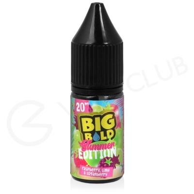 Raspberry Lime & Loganberry Nic Salt E-Liquid by Big Bold