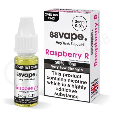 Raspberry Ripple E-Liquid by 88Vape Any Tank