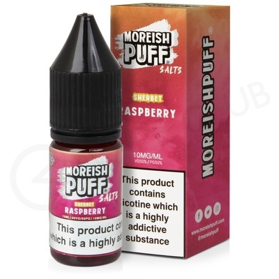 Raspberry Sherbet Nic Salt E-Liquid by Moreish Puff