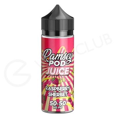 Raspberry Sherbet Shortfill E-Liquid by Ramsey Pod 100ml