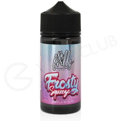 Raspberry Shortfill E-Liquid by No Frills Frosty Squeeze 80ml