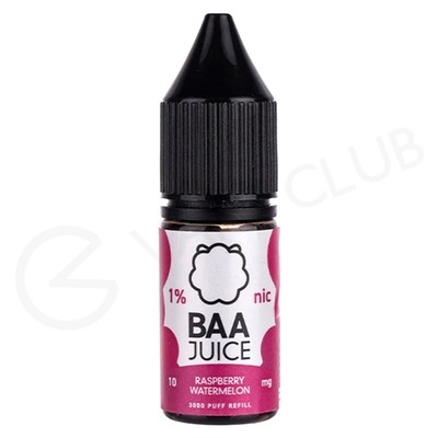 Raspberry Watermelon Nic Salt E-Liquid by Baa Juice