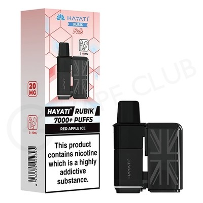 Red Apple Ice Hayati Rubik 7000 Refill Pack