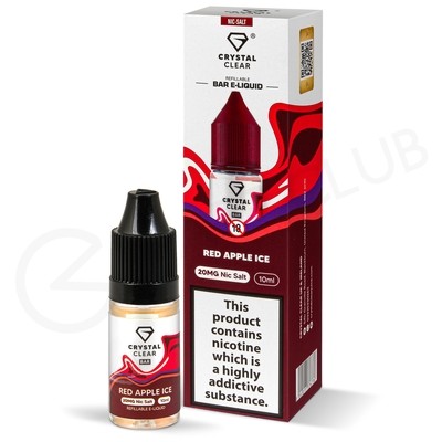 Red Apple Ice Nic Salt E-Liquid by Crystal Clear