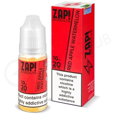 Red Apple Watermelon Nic Salt E-Liquid by Zap Bar Salts