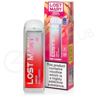 Red Cherry Lost Mary QM600 Disposable Vape