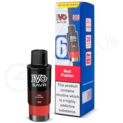 Red Fusion IVG Savr Refill Pack