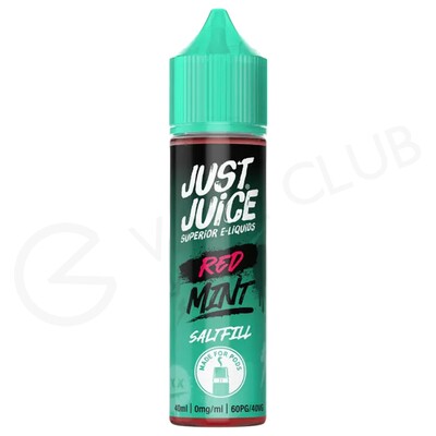 Red Mint Saltfill E-Liquid by Just Juice Menthol 40ml