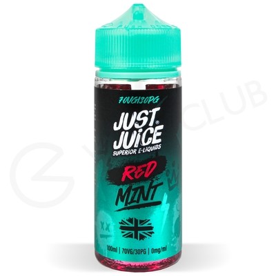 Red Mint Shortfill E-Liquid by Just Juice 100ml