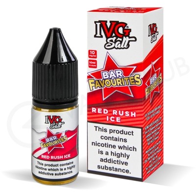 Red Rush Ice Nic Salt E-Liquid by IVG Bar Salt Favourites