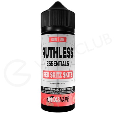 Red Skitz Skitz Shortfill E-Liquid by Ruthless Essentials 100ml