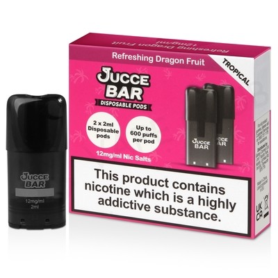 Refreshing Dragon Fruit Jucce Bar Prefilled Pod