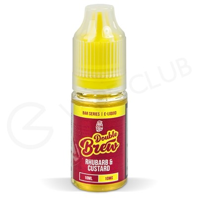 Rhubarb & Custard Nic Salt E-Liquid by Double Brew