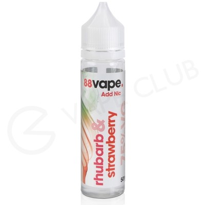 Rhubarb & Strawberry Shortfill E-liquid by 88Vape 50ml