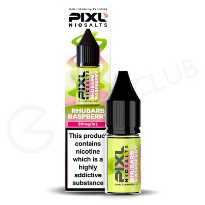 Rhubarb Raspberry E-Liquid by Pixl Nic Salts