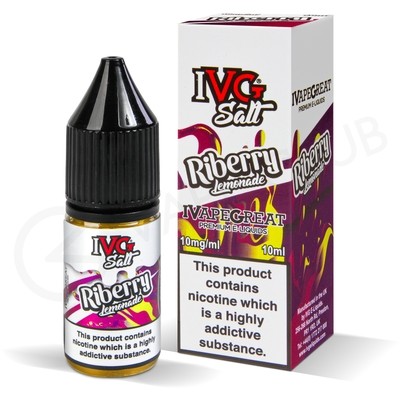 Riberry Lemonade Nic Salt E-Liquid by IVG Mixer