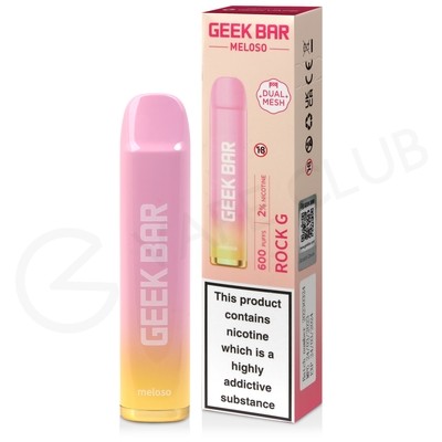 Rock G Geek Bar Meloso Disposable Vape