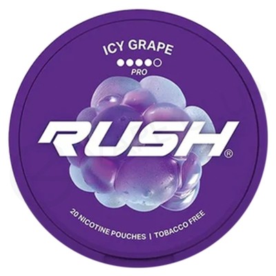 Rush Icy Grape Nicotine Pouches